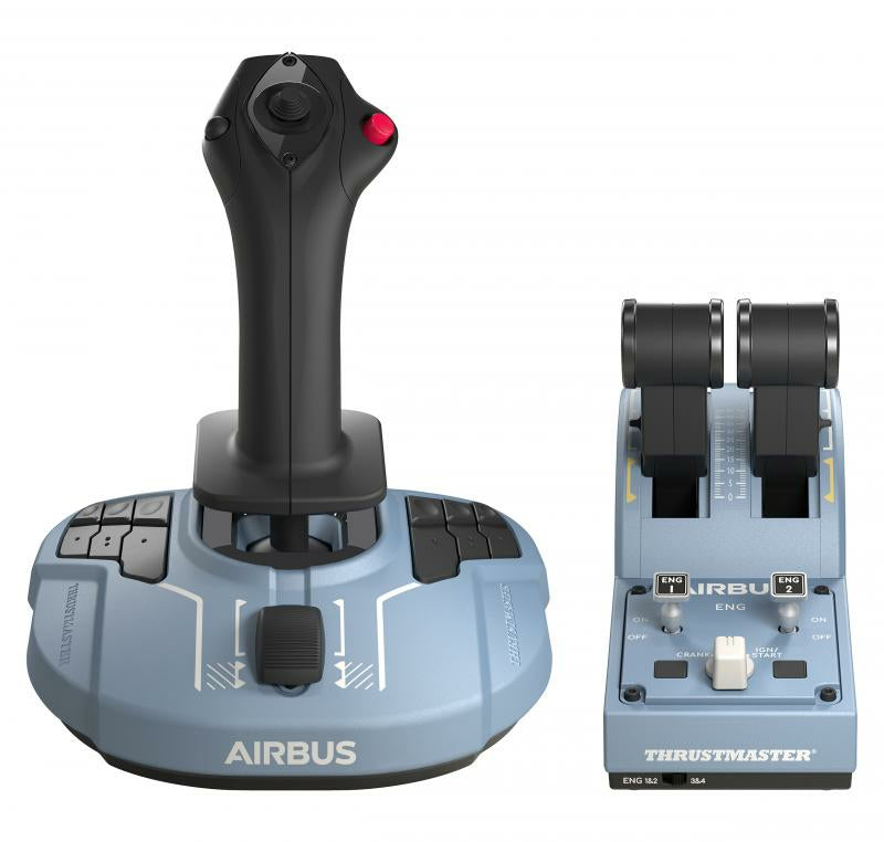 TCA Officer Pack Airbus Edition Negro, Azul USB Simulador de Vuelo Analógico/Digital PC