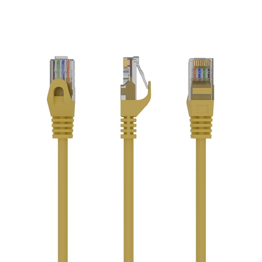 PP6U-0.5M cable de red Amarillo 0,5 m Cat6 U/UTP (UTP)