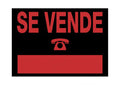 6167 NE señal de información Carta Negro, Rojo PVC 5 pieza(s)