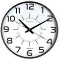 400094487 wall/table clock Pared Quartz clock Alrededor Negro, Transparente