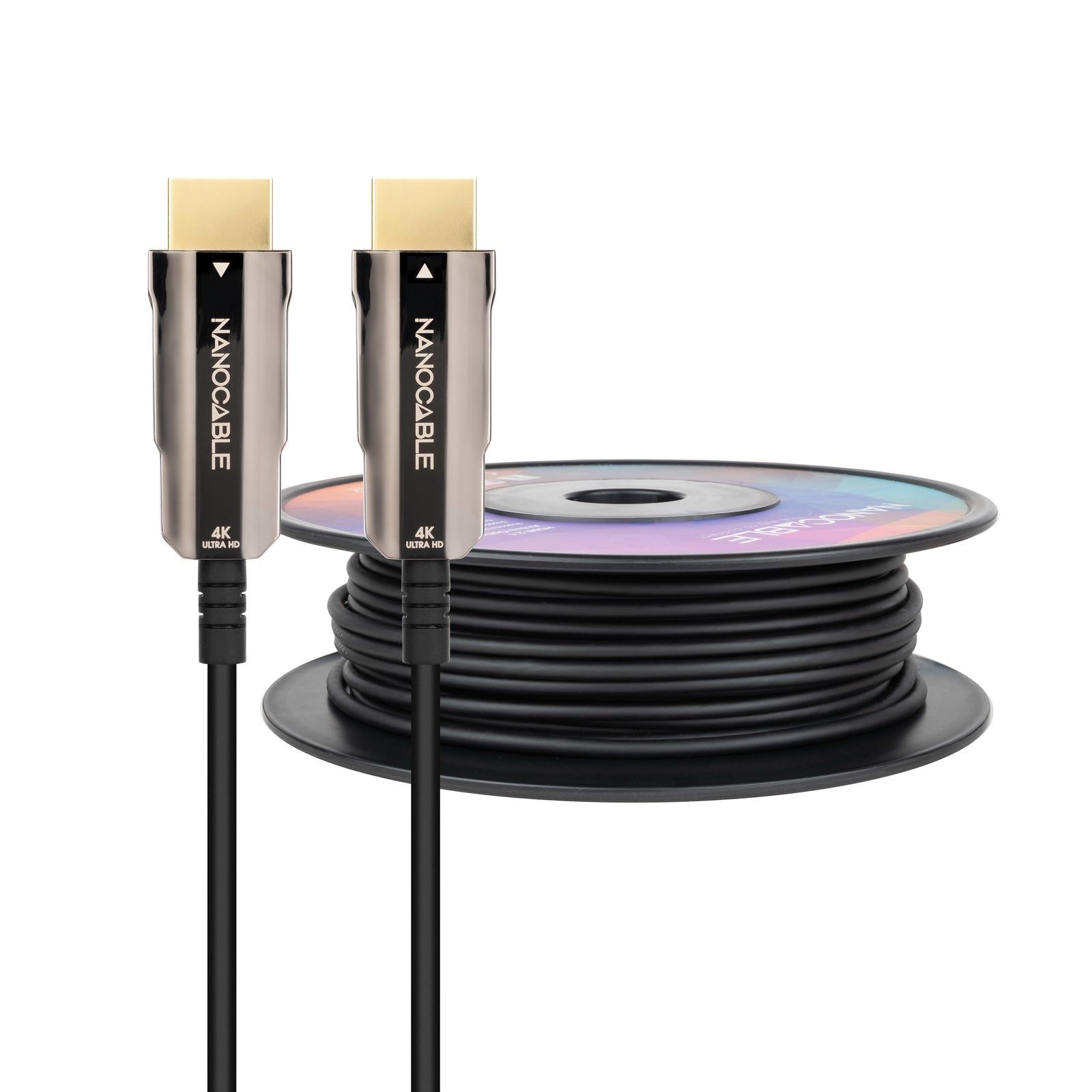 Cable HDMI V2.0 AOC 4K@60Hz 18Gbps A/M-A/M, Negro, 50 m