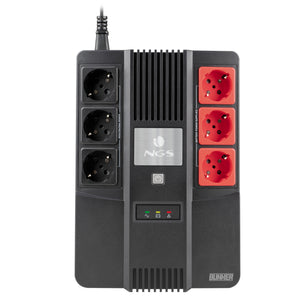 Fortress Bunker En espera (Fuera de línea) o Standby (Offline) 0,6 kVA 350 W 6 salidas AC