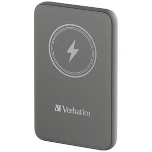 Charge 'n' Go Polímero de litio 10000 mAh Cargador inalámbrico Gris