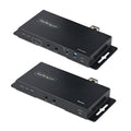 Juego Extensor de HDMI 4K por Fibra - 4K a 60Hz hasta 1km (Monomodo) o 330m (Multimodo) - Fibra Óptica LC - HDR - HDCP - Alargador de Audio/RS232/IR - Receptor Transmisor
