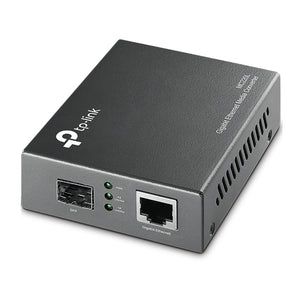Omada MC220L convertidor de medio 1000 Mbit/s Multimodo, Monomodo Negro
