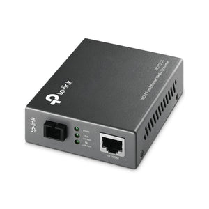 MC112CS convertidor de medio 100 Mbit/s Monomodo Negro
