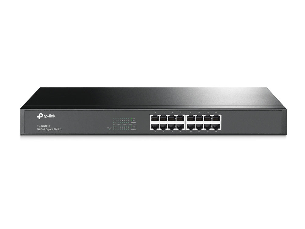 TL-SG1016 No administrado Gigabit Ethernet (10/100/1000) 1U Negro