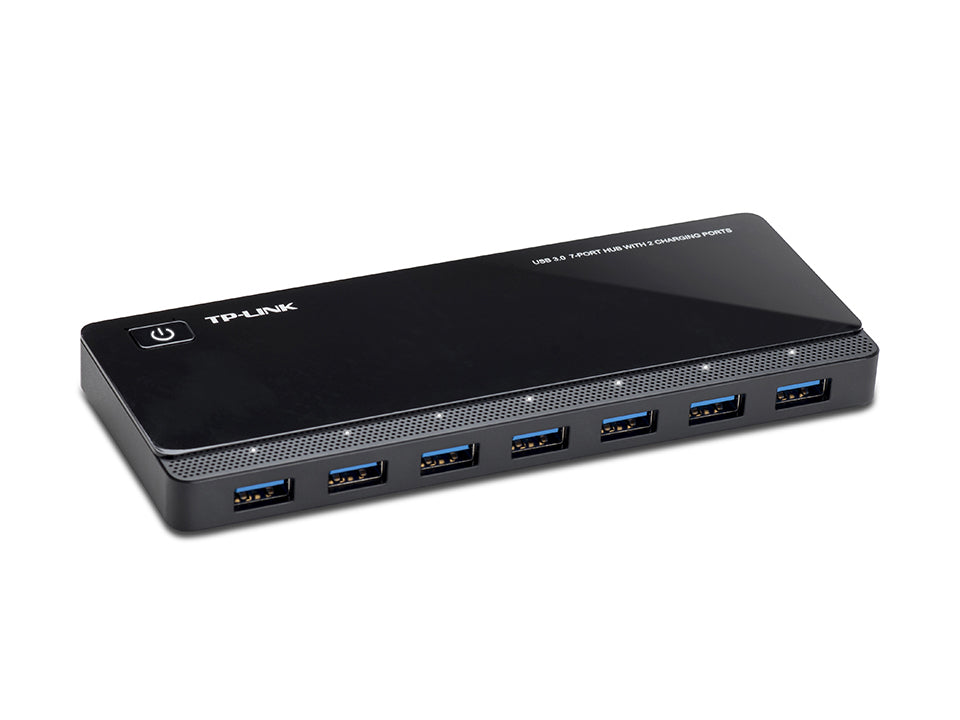UH720 hub de interfaz USB 3.2 Gen 1 (3.1 Gen 1) Micro-B 5000 Mbit/s Negro