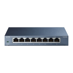 TL-SG108 No administrado Gigabit Ethernet (10/100/1000) Negro