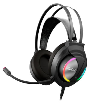 Kappa Auriculares Diadema Conector de 3,5 mm Negro