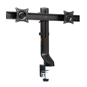 Brazo SmartFit de ahorro de espacio para dos monitores