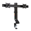 Brazo SmartFit de ahorro de espacio para dos monitores