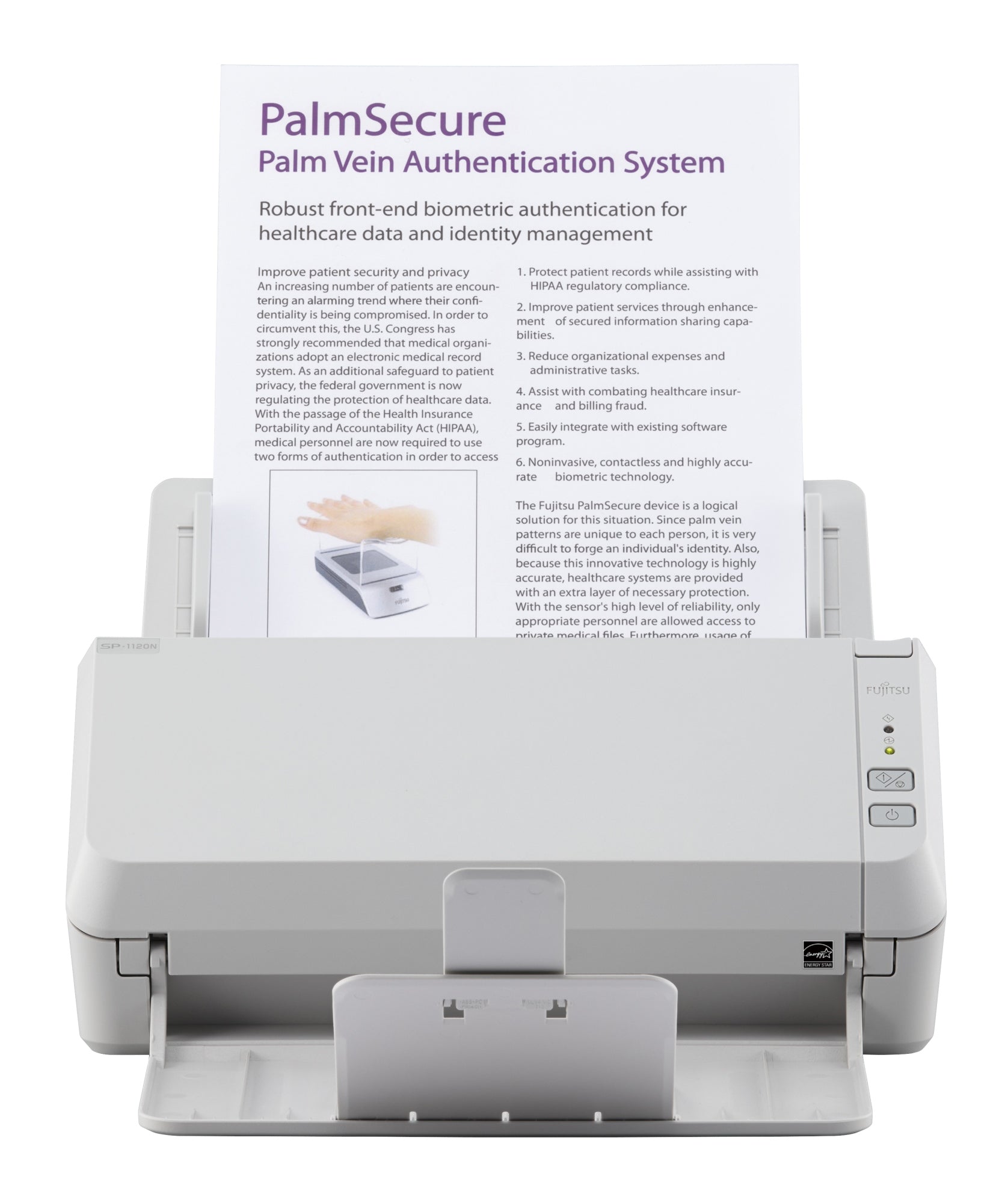 SP-1120N Escáner con alimentador automático de documentos (ADF) 600 x 600 DPI A4 Gris
