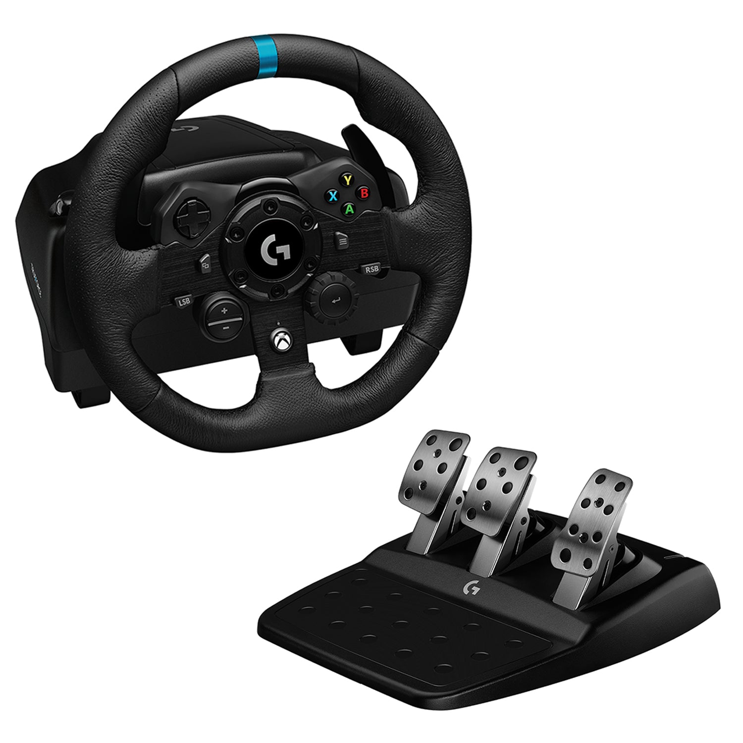 G923 Negro USB 2.0 Volante + Pedales Analógico/Digital PC, Xbox One, Xbox Series S, Xbox Series X