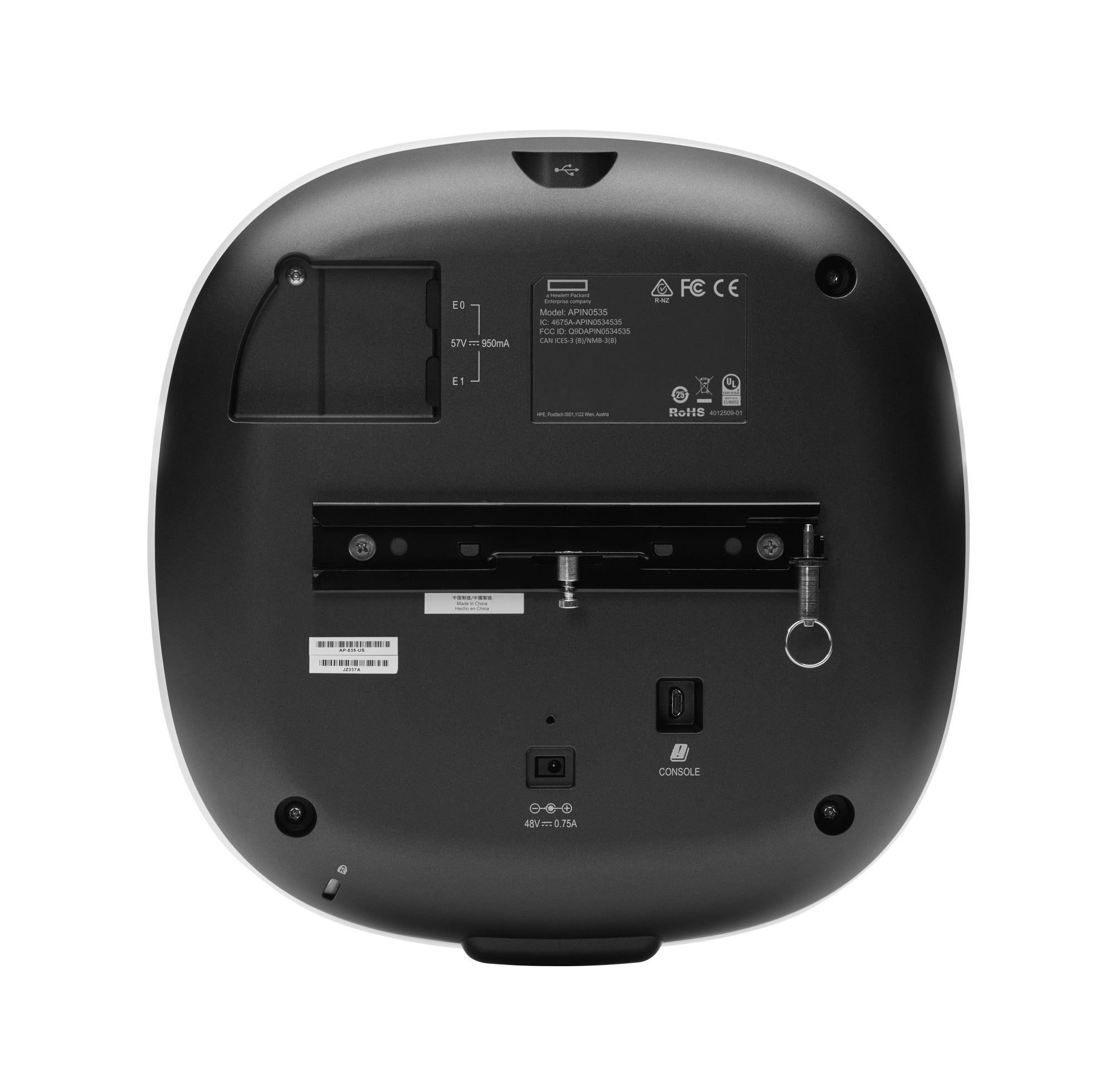 Aruba Networking AP-535 (RW) Dual Radio 4x4 802.11ax Internal Antennas Unified Campus AP