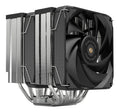 MCPU-XU9, Disipador CPU Doble Torre, TDP 400W, 2x Ventiladores de Aspas Híbridas y Rodamiento FDB de Cobre Hiperbalanceado, 9 Heatpipes Tecnología BPH ULTRA, Multisocket Universal, Negro