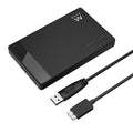 EW7049 caja para disco duro externo Carcasa de disco duro/SSD Negro 2.5"