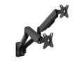 Soporte de pared para monitor doble de 17"-32
