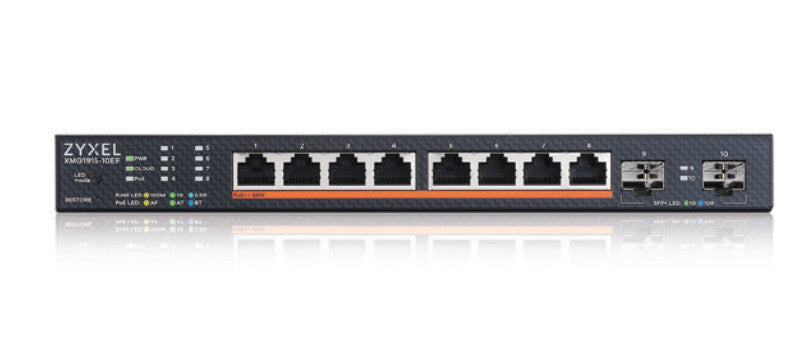 XMG1915-10EP Gestionado L2 2.5G Ethernet (100/1000/2500) Energía sobre Ethernet (PoE)