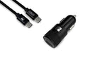 SUBCHG-5CPD11 cargador de dispositivo móvil Smartphone Negro Encendedor de cigarrillos, USB Carga rápida Auto