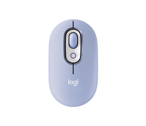 POP Mouse, ratón inalámbrico Bluetooth compacto y portátil con botones programables y clics discretos, tecnología Easy-Switch para alternar hasta 3 dispositivos, portátil, tablet, PC: Lila