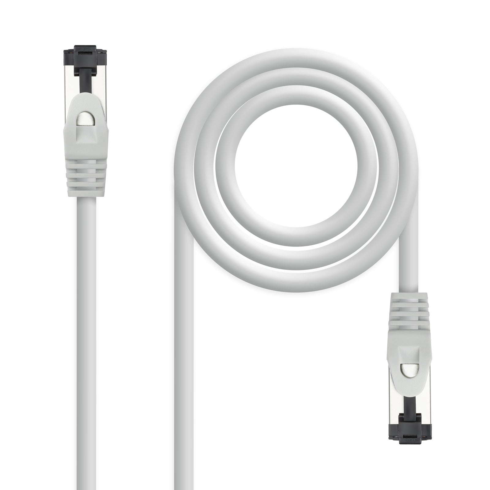 Cable de Red Latiguillo Cat.8.1 2GHz LSZH SSTP AWG26, Gris, 15 m