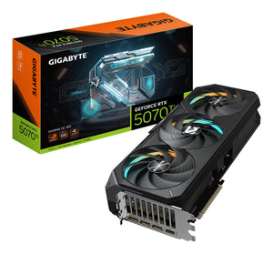 GeForce RTX 5070 Ti GAMING OC 16G Tarjeta Gráfica - 16GB GDDR7, 256 bits, PCI-E 5.0, 2588 MHz Core Clock, 3 x DP 2.1a, 1 x HDMI 2.1b, NVIDIA DLSS 4, GV-N507TGAMING OC-16GD