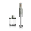 HB-80C.025A licuadora Batidora de inmersión 800 W Gris, Acero inoxidable, Transparente
