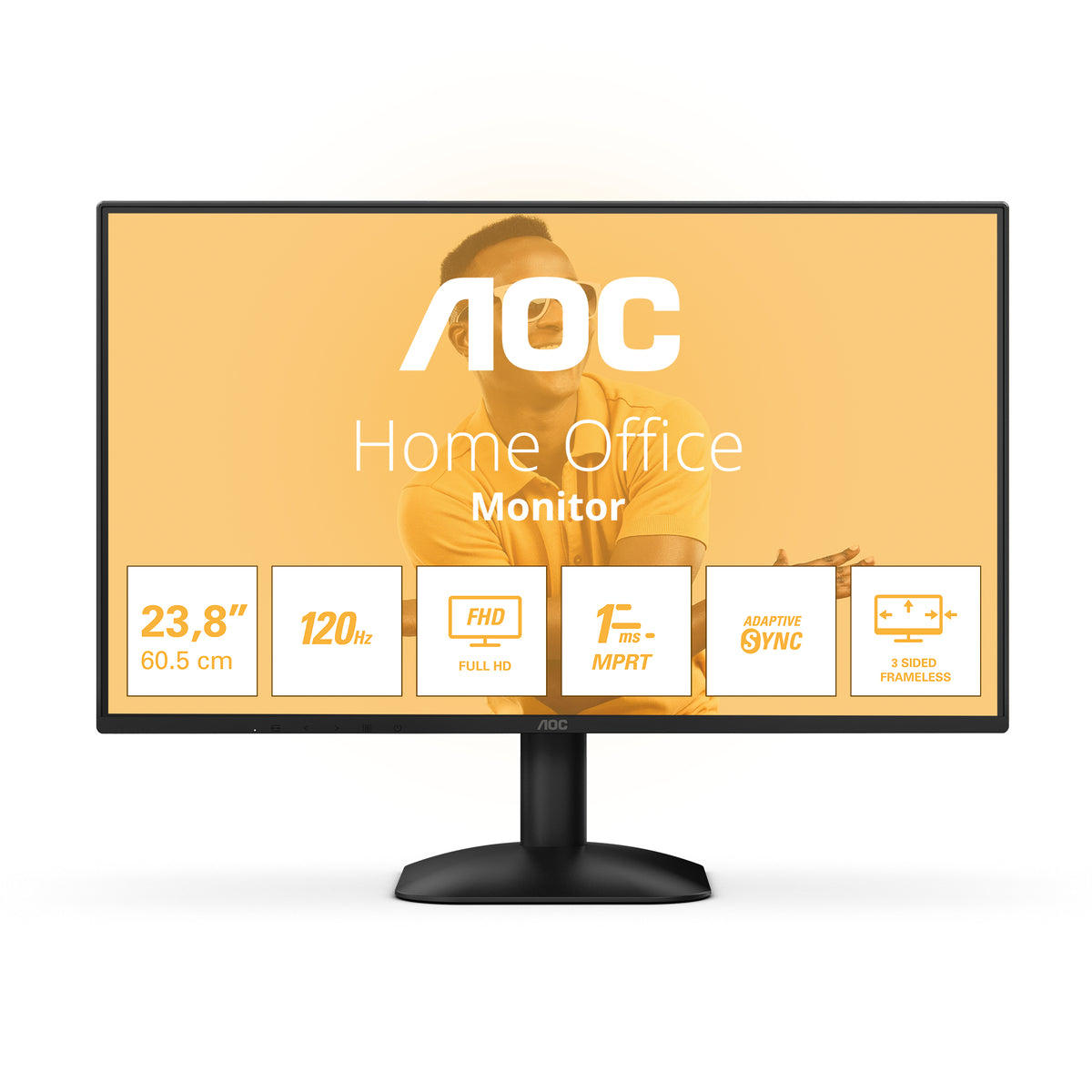 24B31H pantalla para PC 60,5 cm (23.8") 1920 x 1080 Pixeles Full HD Negro