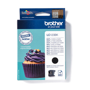 LC123BK cartucho de tinta 1 pieza(s) Original Negro