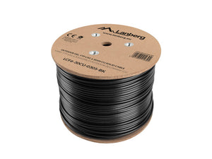 LCF6-30CU-0305-BK cable de red Negro 305 m Cat6