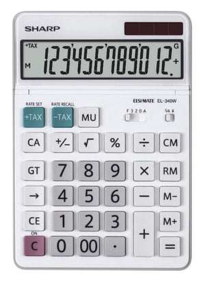 EL-340W calculadora Escritorio Pantalla de calculadora Blanco