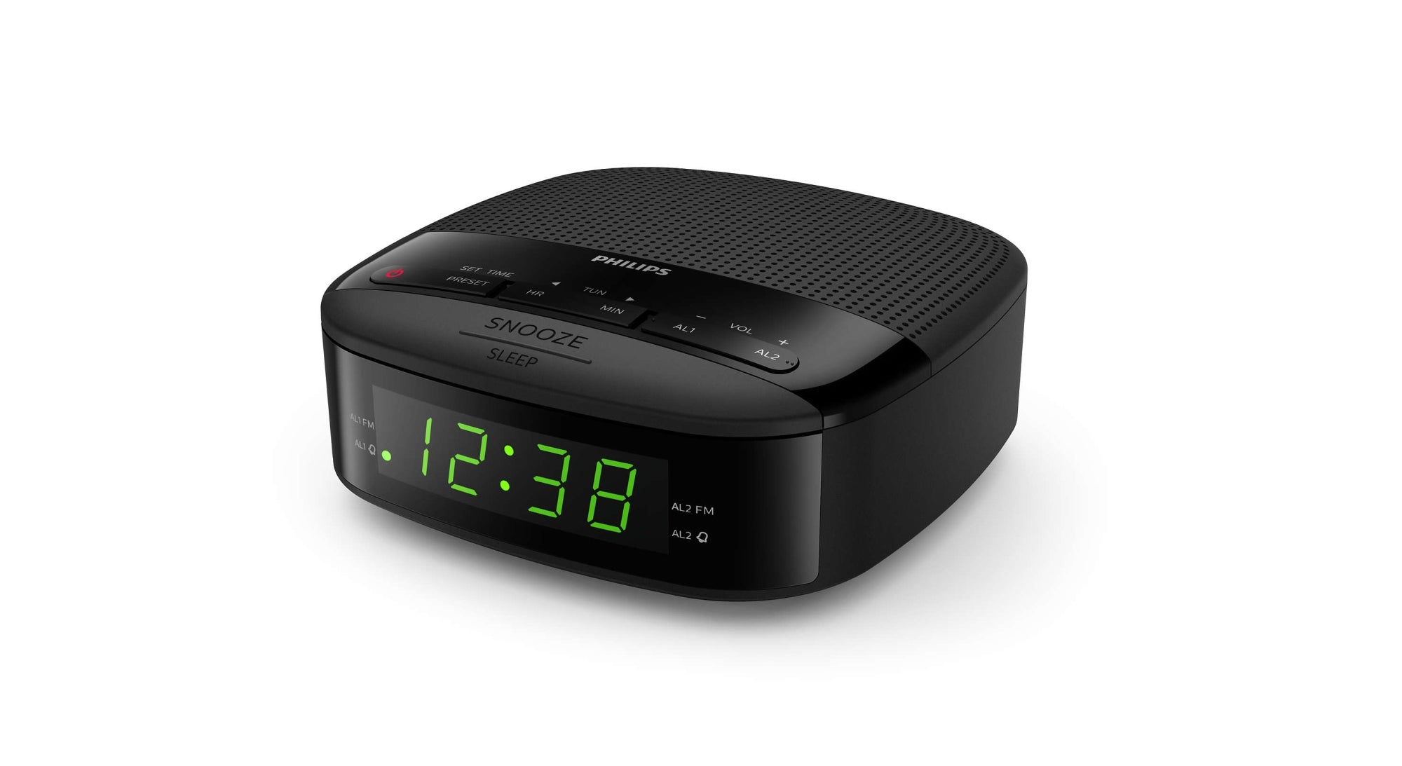 TAR3205/12 radio Reloj Digital Negro