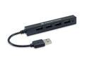 HUBBIES05B hub de interfaz USB 2.0 480 Mbit/s Negro