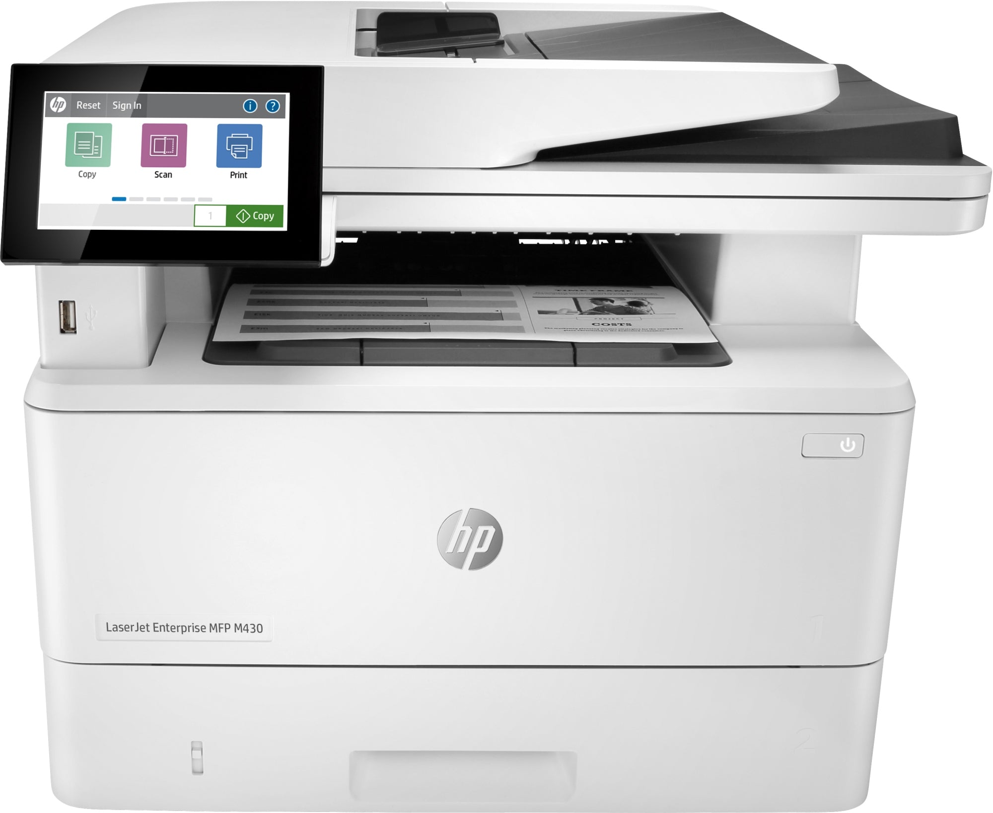LaserJet Enterprise Impresora multifunción M430f