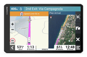 Camper 1095 navegador Fijo 25,6 cm (10.1") IPS Pantalla táctil 554 g Negro