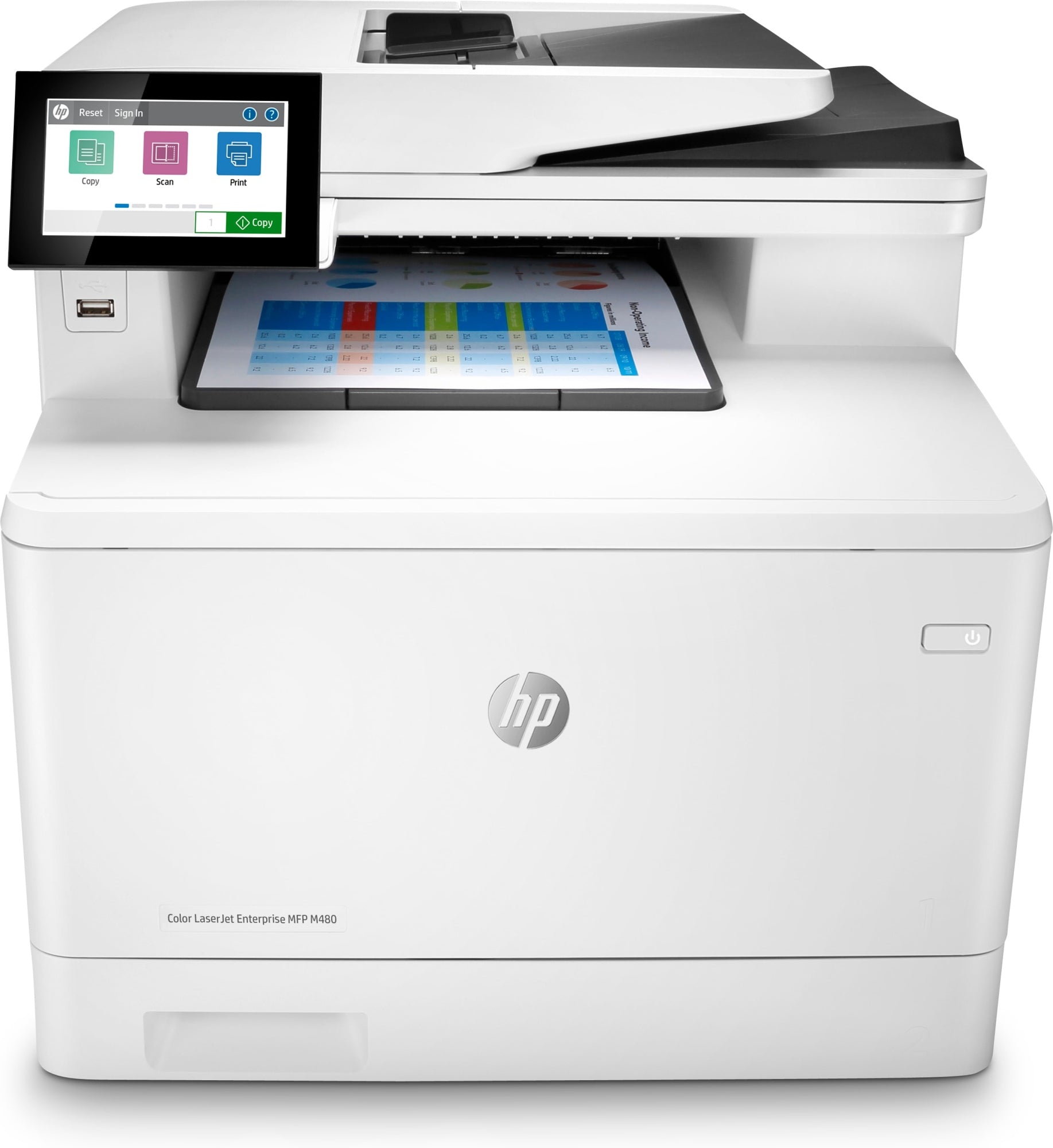 Color LaserJet Enterprise Impresora multifunción M480f
