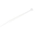 Bridas Ataduras de 10cm para Cables - Ancho 2mm, Diámetro del Haz 22mm, 8kg de Resistencia, Ataduras de Cremallera de Nylon Autobloqueantes, UL 94V-2, Paquete de 100 - Blanco