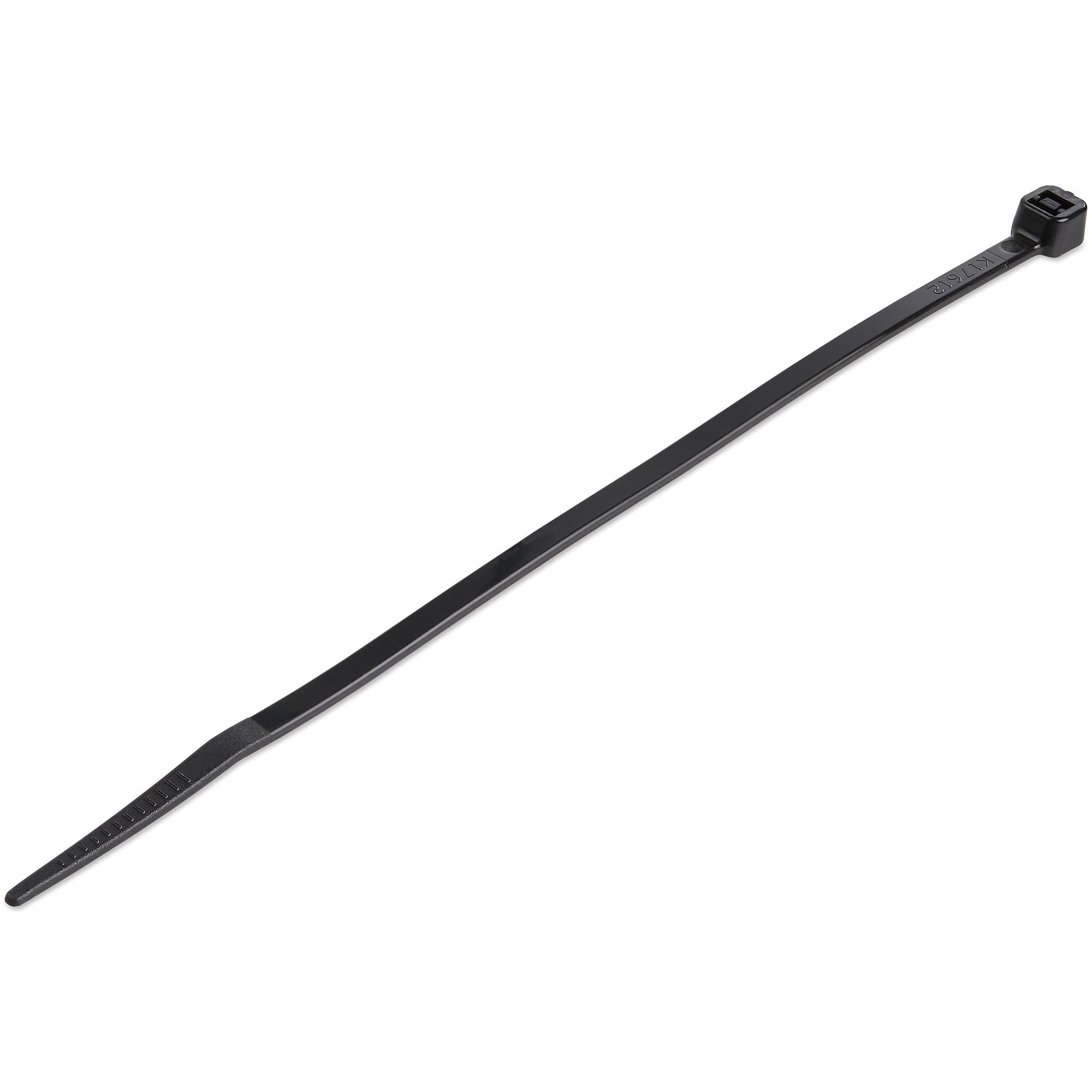 Paquete de 1000 Bridas de Cable Autoblocantes de Nailon de 15cm - Sujetacables - Ancho 3,6mm - Diámetro de Haz 39mm - Resistencia a Tracción 18kg - Punta Curva - Negro - Listado UL - TAA