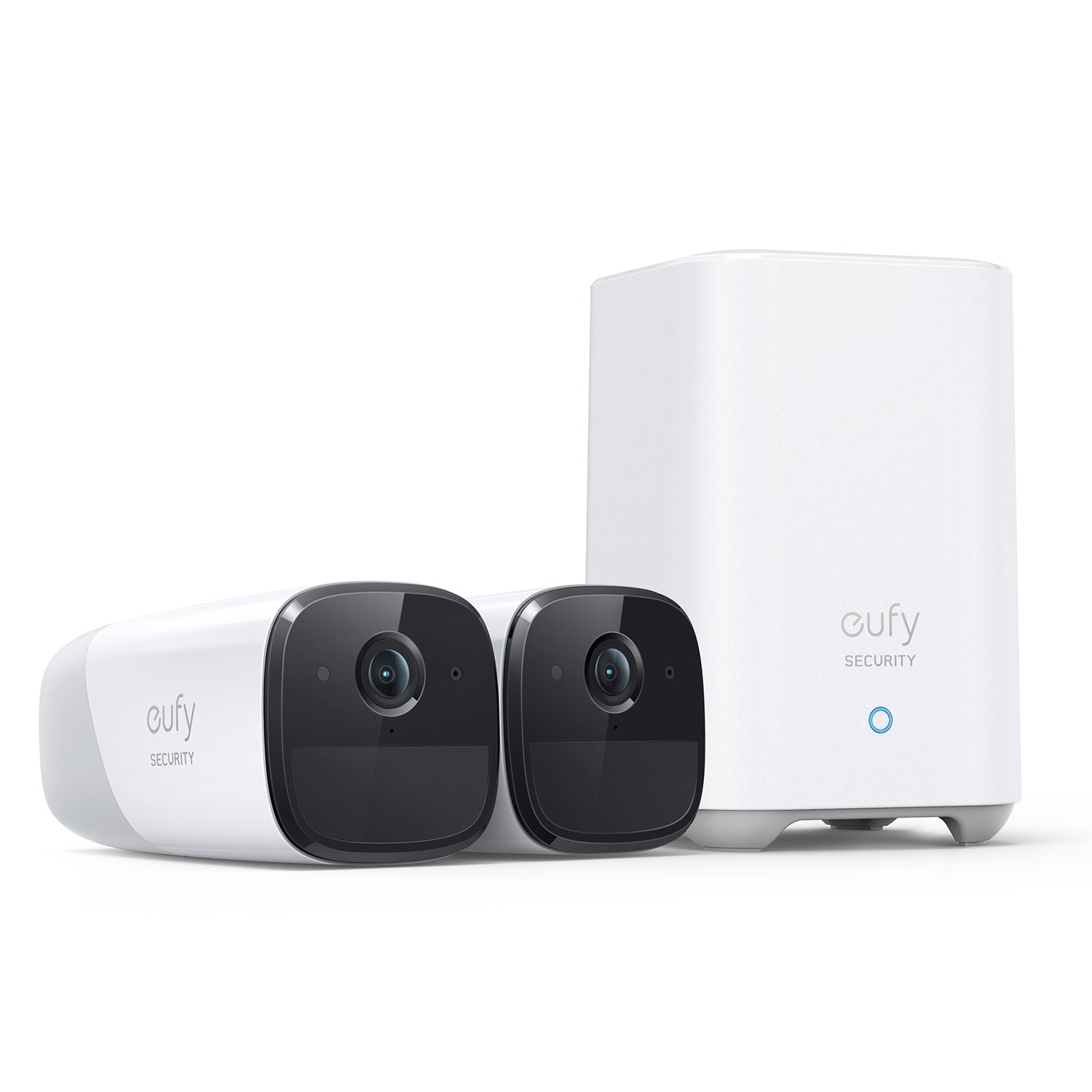 Camaras de Vigilancia eufyCam 2 Pro, 2K Cámara IP Exterior, 365 días de batería, Compatible con HomeKit, protección IP67, visión Nocturna, Juego de 2 cámaras, sin Tarifa mensual