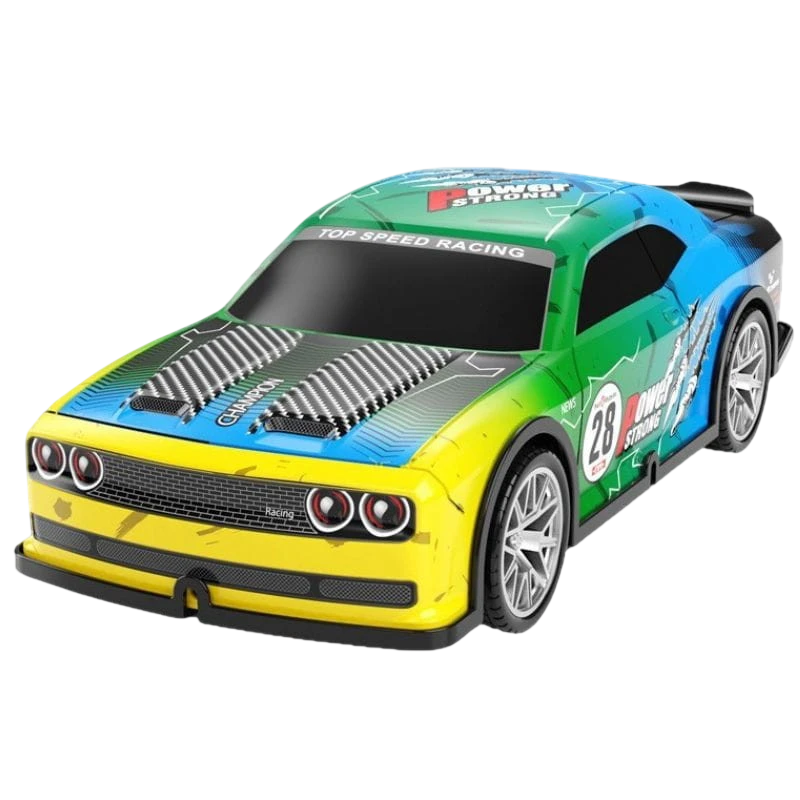  808P 1/22 4WD Drift Amarillo Azul  - Coche RC Eléctrico