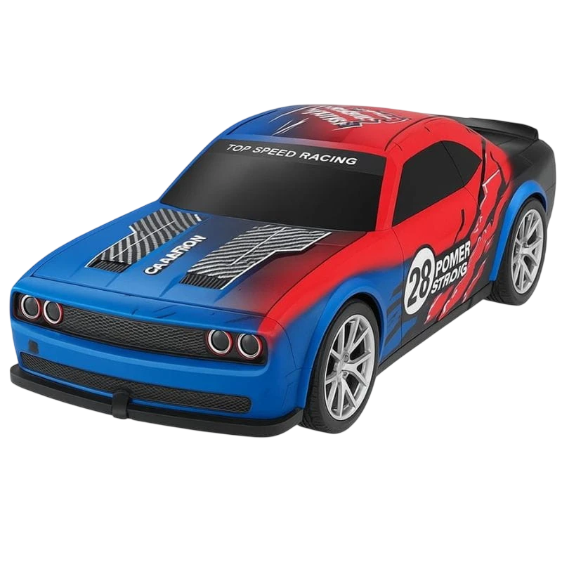  808P 1/22 4WD Drift Rojo Azul  - Coche RC Eléctrico
