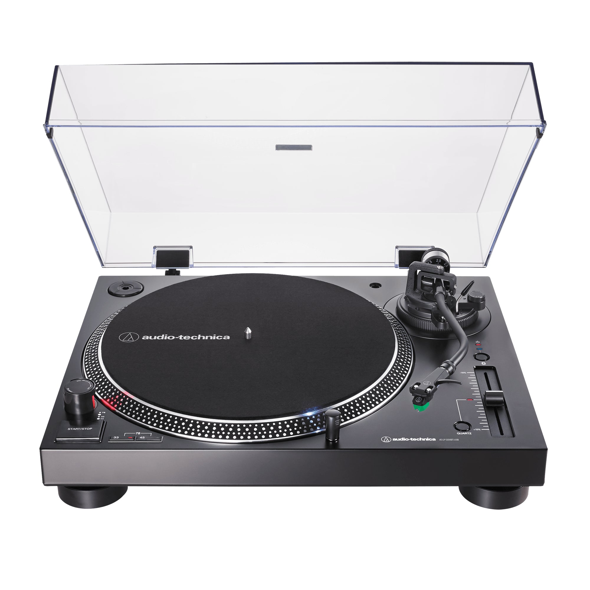 AT-LP120XBT-USB tocadisco Tocadiscos de tracción directa Negro Manual