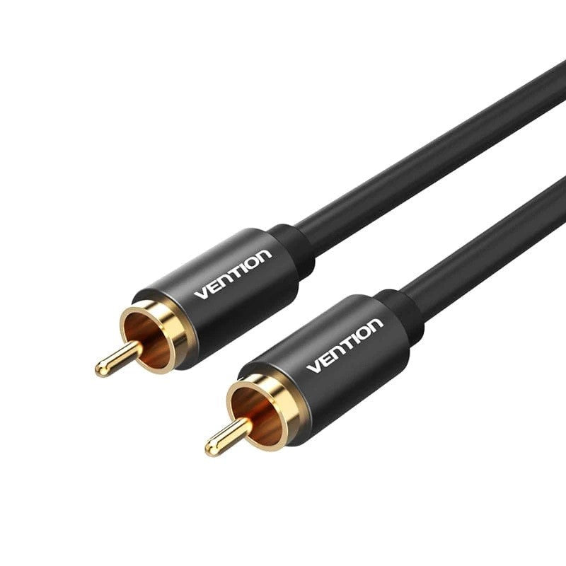 Cable Estéreo VAB-R09-B100/ RCA Macho - RCA Macho/ 1m/ Negro