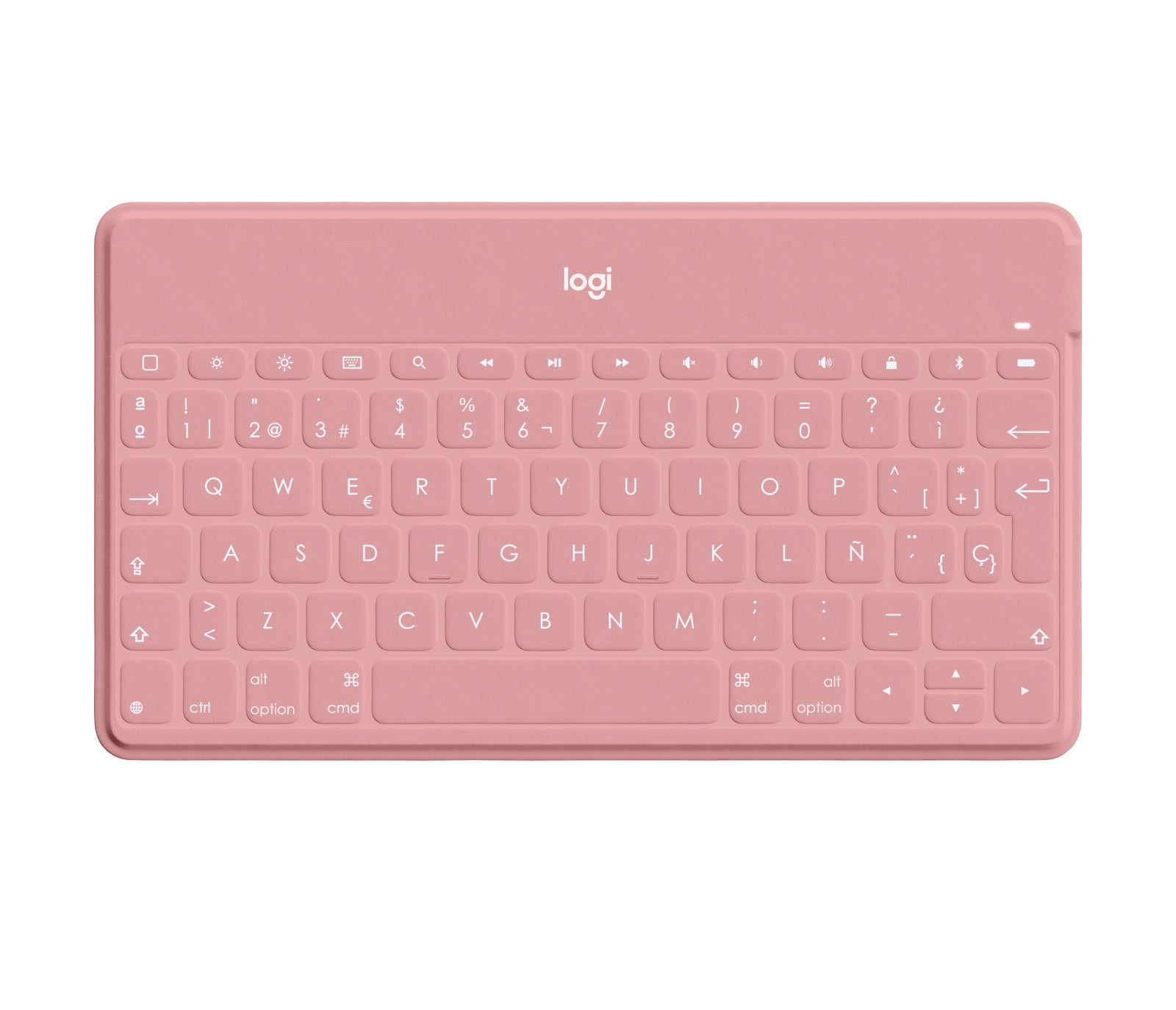 920-010043 teclado para móvil QWERTY Español Bluetooth Blanco