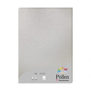 Pollen papel para impresora de inyección de tinta A4 (210x297 mm) 25 hojas Plata