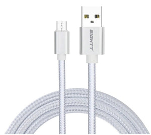 ECM-1S cable USB USB 2.0 1 m USB A Micro-USB B Plata