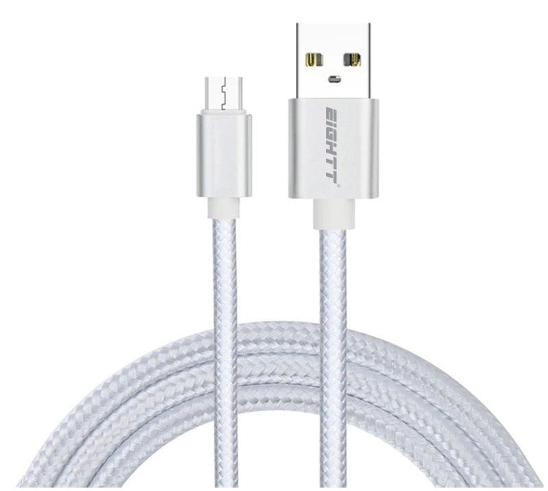 ECM-1S cable USB USB 2.0 1 m USB A Micro-USB B Plata
