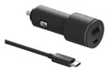 SJV102-EU cargador de dispositivo móvil Universal Negro Encendedor de cigarrillos Carga rápida Auto