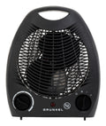 WB-2000 calefactor eléctrico Interior Negro 2000 W Ventilador eléctrico